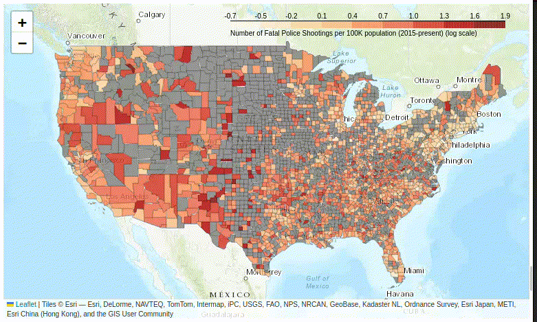 A second animated map showing a more complex set of data displayed with the Tooltip plugin